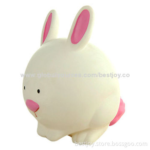 Rabbit-shaped Coin Saving Box, Eco-friendly PVC, Creative Design